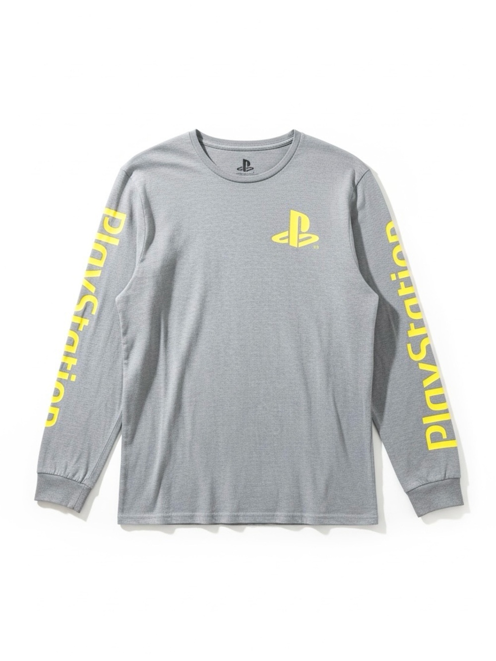 PlayStation Retro Graphic Print T-Shirt in Heather Gray - sz L